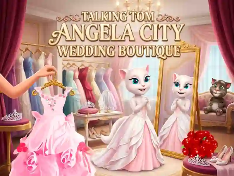 Lojë Talking Tom Angela City Wedding Boutique në internet