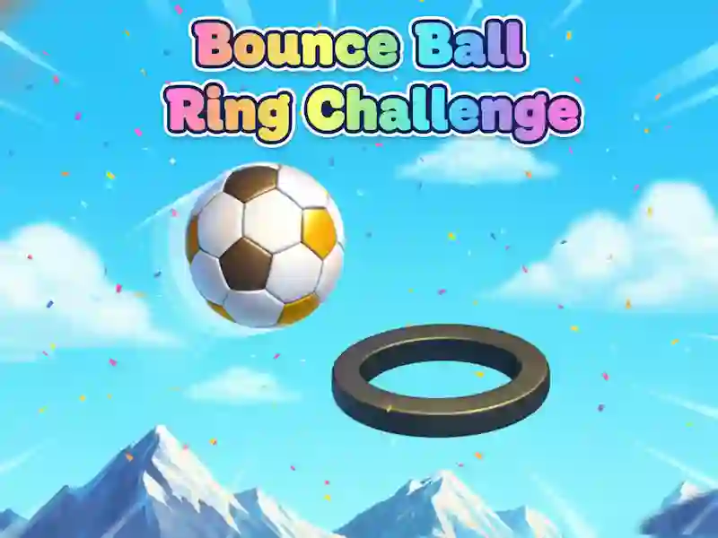 Lojë Bounce Ball Ring Challenge në internet