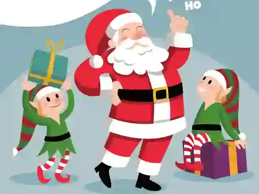 Lojë Santa Merry Xmas Puzzle në internet