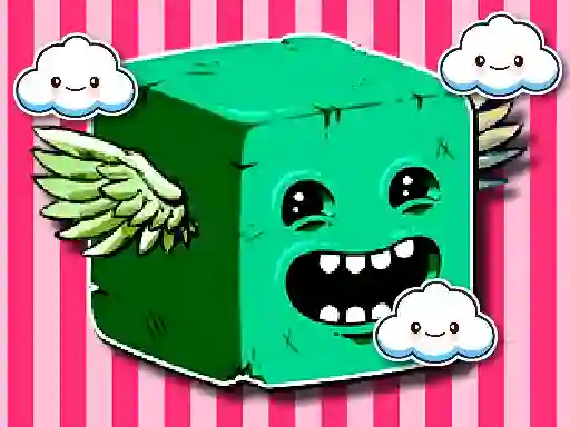 Lojë Cube Endless Jumping në internet