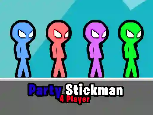 Lojë Party Stickman 4 Player në internet
