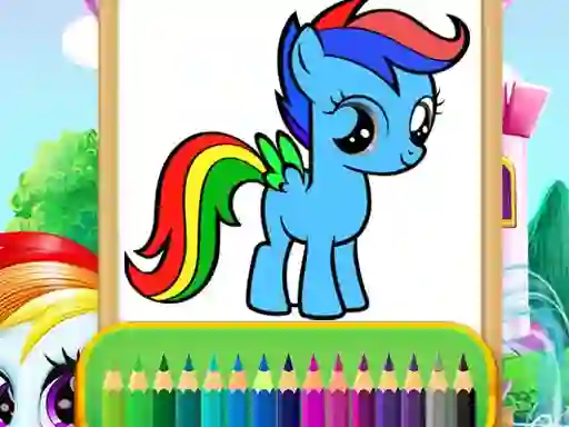 Lojë Wonder Pony Coloring në internet