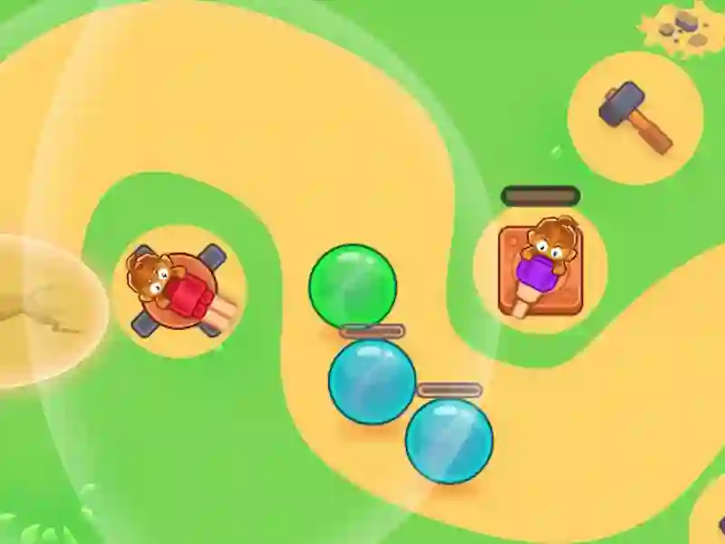 Lojë Monkey Bubble Defense në internet