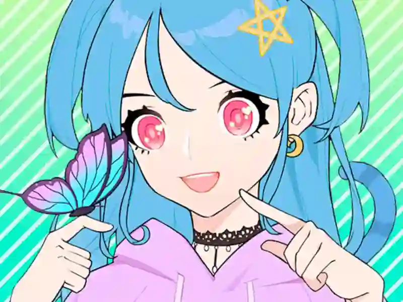 Lojë Anime Avatar Design në internet