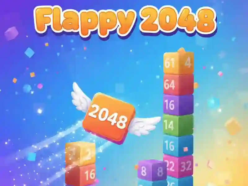 Lojë Flappy 2048 në internet