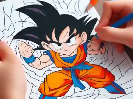 Lojë Anime Coloring Book në internet
