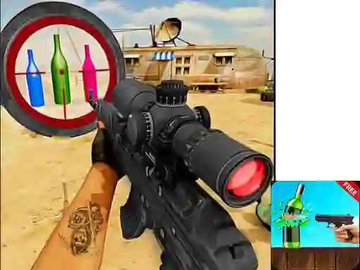Lojë Sniper Bottle Shooting në internet