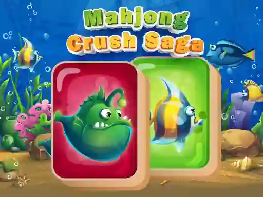 Lojë Mahjong Crush Saga në internet