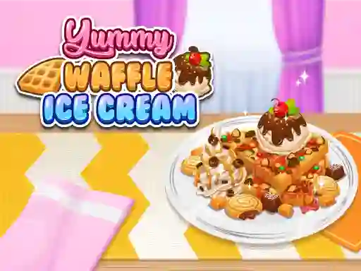 Lojë Yummy Waffle Ice Cream në internet