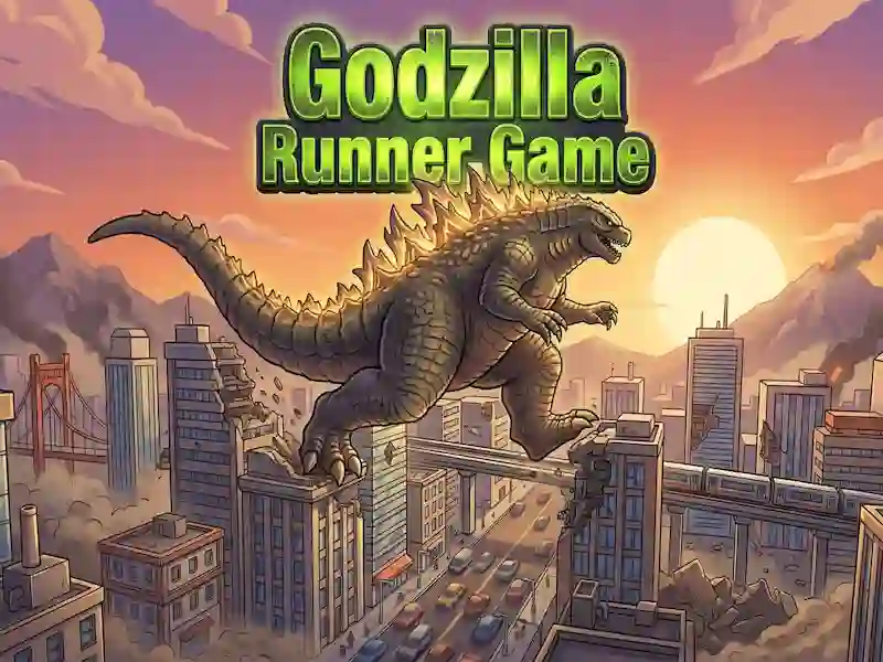 Lojë Godzilla Runner Game në internet
