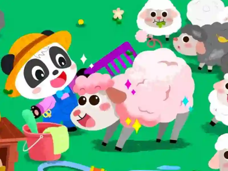 Lojë Baby Panda Animal Farm në internet