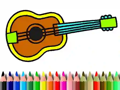 Lojë Back To School: Music Instrument Coloring Book në internet