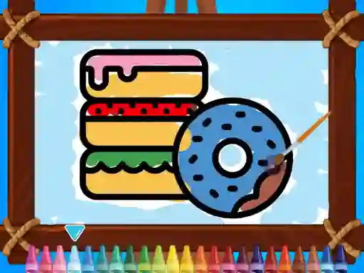 Lojë Kids Coloring Bakery në internet