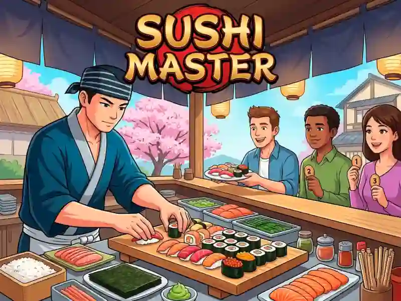 Lojë Sushi Master në internet