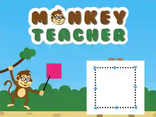 Lojë Monkey Teacher në internet