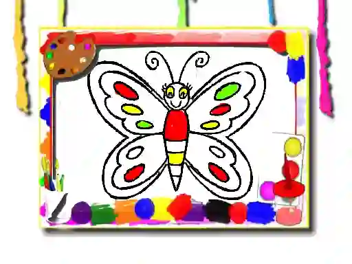 Lojë Butterfly Coloring Book në internet
