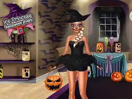 Lojë Ice Queen Halloween Party në internet