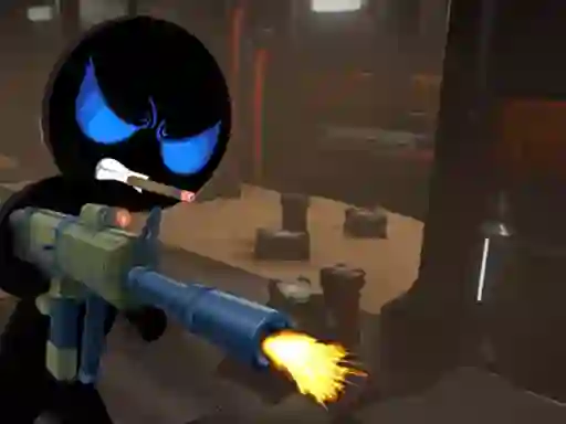 Lojë Stickman Armed Assassin Cold Space në internet