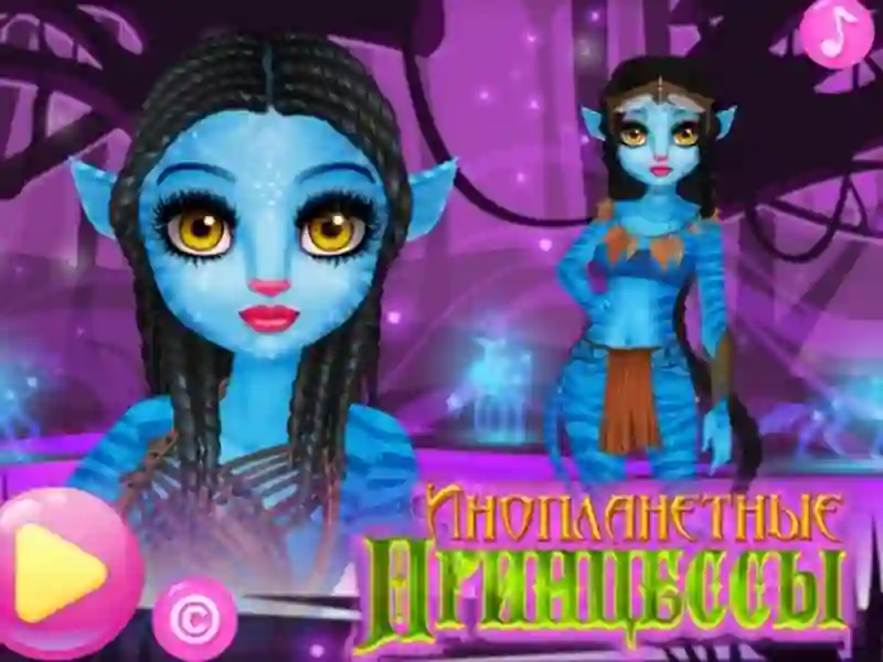 Lojë Alien Princess në internet