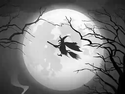Lojë The Night Of the Witches Jigsaw në internet