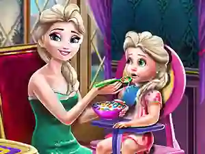 Lojë Ice Queen Toddler Feed në internet