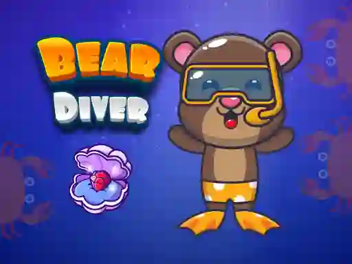 Lojë Bear Diver në internet