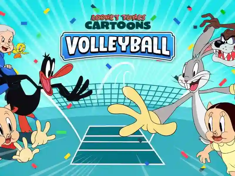 Lojë Looney Tunes Cartoons Volleyball në internet