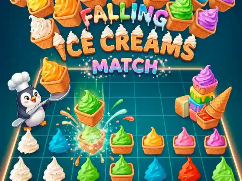 Lojë Falling Ice Creams Match në internet