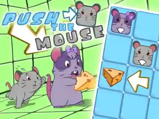 Lojë Push the mouse në internet