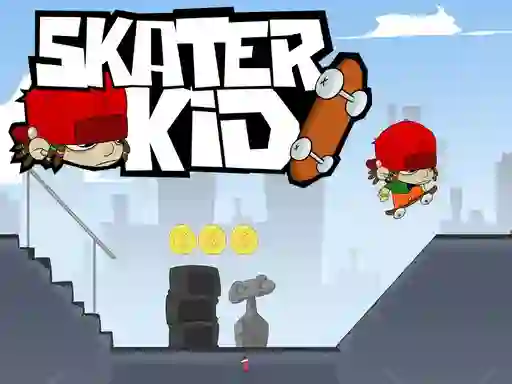 Lojë Skater kid në internet
