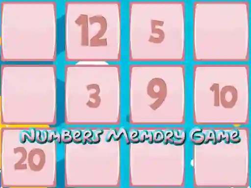 Lojë Memory Game With Numbers në internet