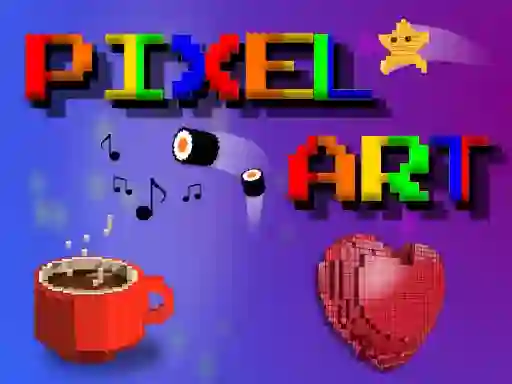 Lojë Pixel Art në internet