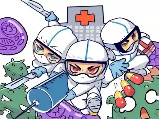 Lojë Against Coronavirus Puzzle në internet