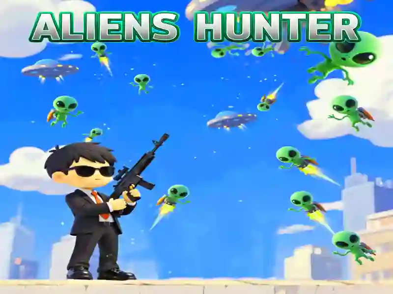 Lojë Aliens Hunter në internet