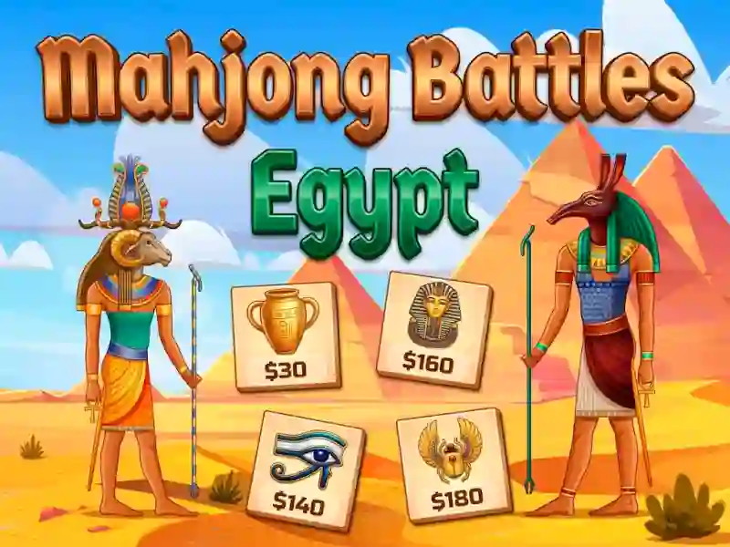Lojë Mahjong Battles Egypt në internet