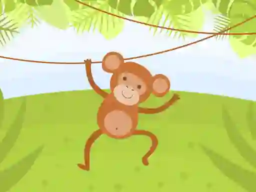 Lojë Funny Monkeys Coloring në internet