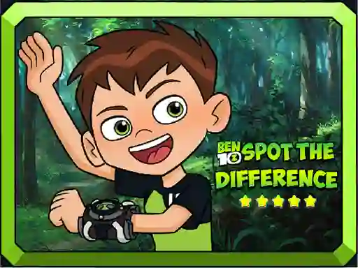 Lojë Ben 10 Spot the Difference në internet