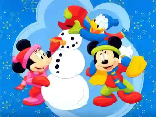Lojë Disney Christmas Jigsaw Puzzle 2 në internet