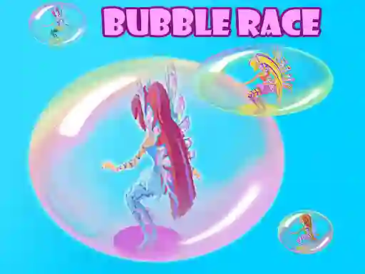 Lojë Winx Bubble Race në internet