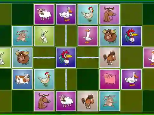 Lojë Farm animals matching puzzles në internet