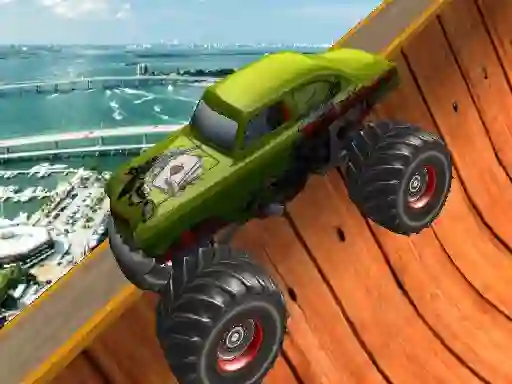 Lojë Monster Trucks Sky Stunts në internet