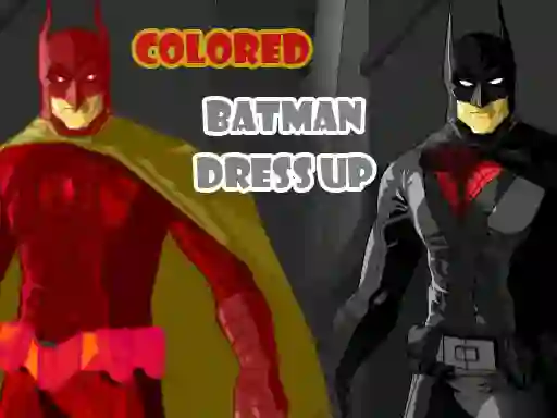 Lojë Colored Batman Dress Up në internet