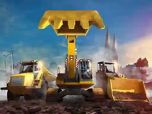 Lojë Excavator Simulator 3D në internet