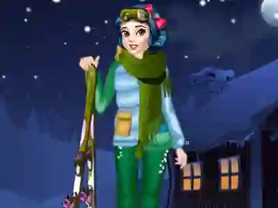 Lojë Princess Winter Skiing në internet