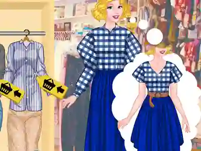 Lojë Princesses Thrift Shop Challenge në internet