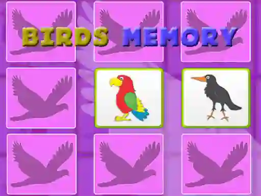 Lojë Kids Memory With Birds në internet