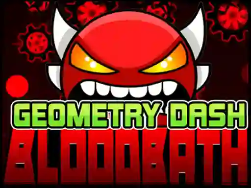 Lojë Geometry Dash Bloodbath në internet
