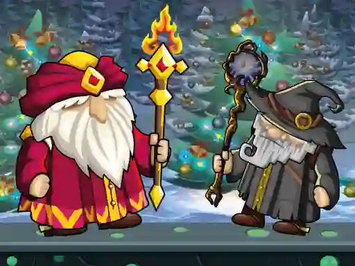 Lojë Wizard Santa Jump në internet