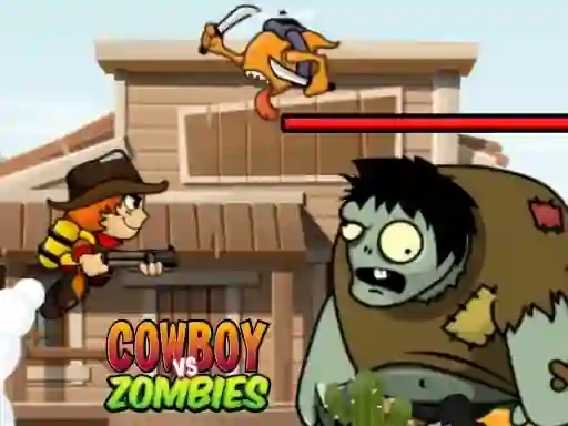 Lojë Cowboy vs Zombies në internet