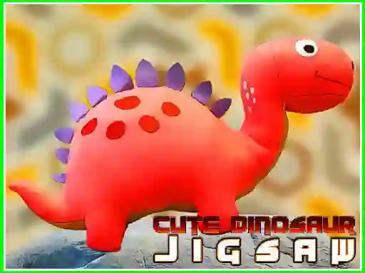 Lojë Cute Dinosaur Jigsaw në internet